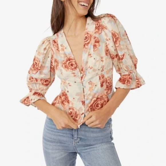 Free People Tops - NWT Free People I Found You Floral Printed Top